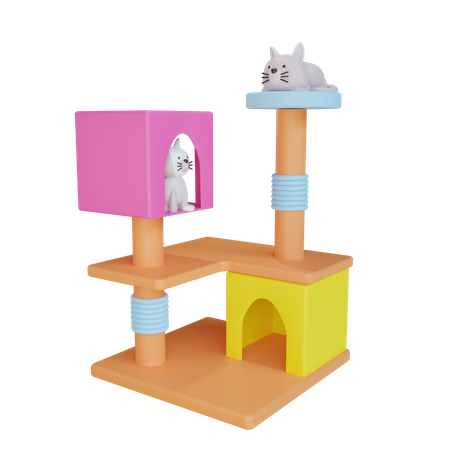 Cat House 3D Icon