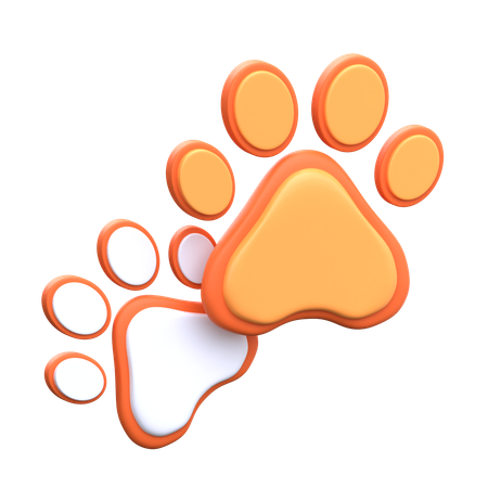 Cat Paws  3D Icon