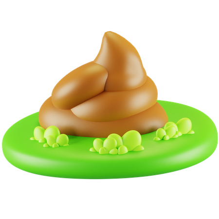 Cat Poop  3D Icon