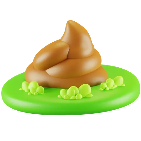 Cat Poop  3D Icon