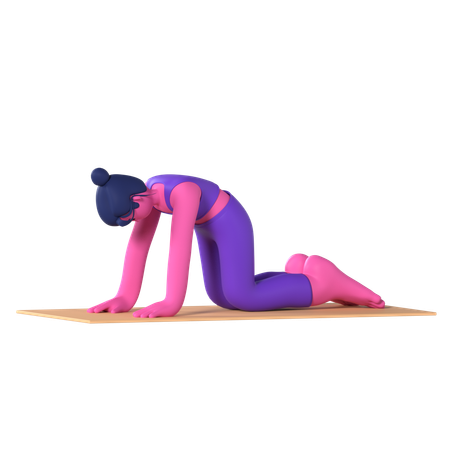 Cat Pose  3D Icon