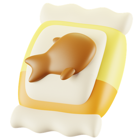 Cat Snack  3D Icon