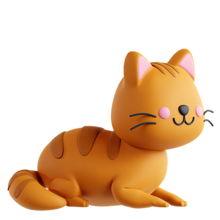 Cat Sphinx  3D Icon