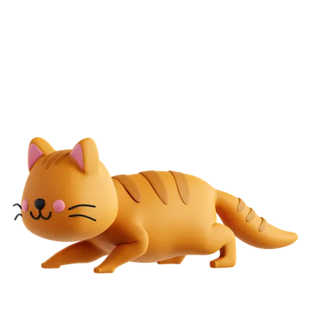 Cat Stalking  3D Icon