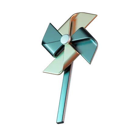 Cata-vento  3D Icon