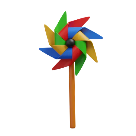 Cata-vento  3D Icon