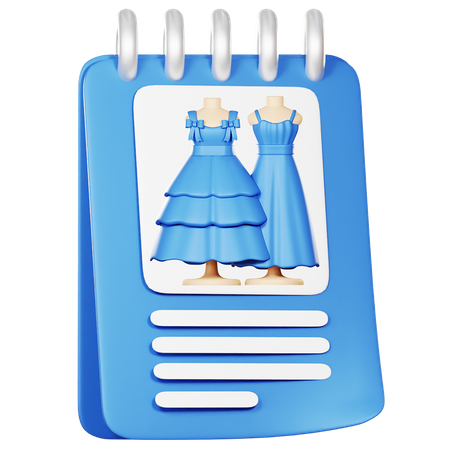 Catalogo de vestidos  3D Icon