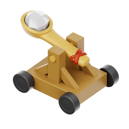 Catapulta  3D Icon