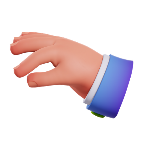 Catch Finger Gesture  3D Icon