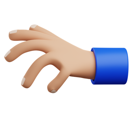 Catch hand gesture  3D Icon