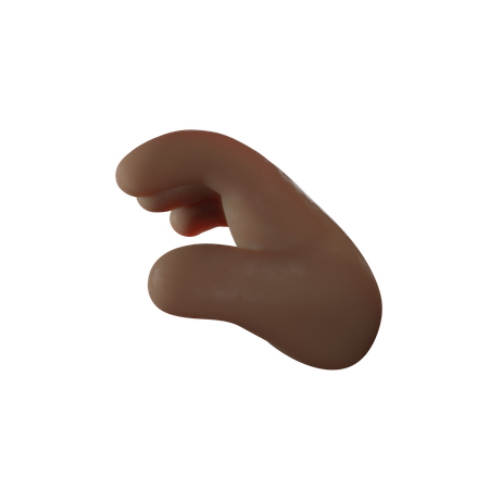 Catch Hand Gesture  3D Illustration