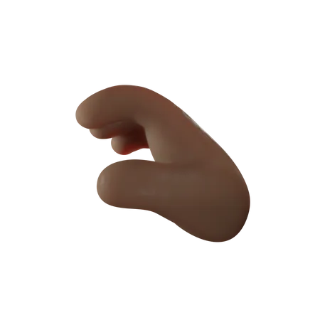 Catch Hand Gesture  3D Illustration