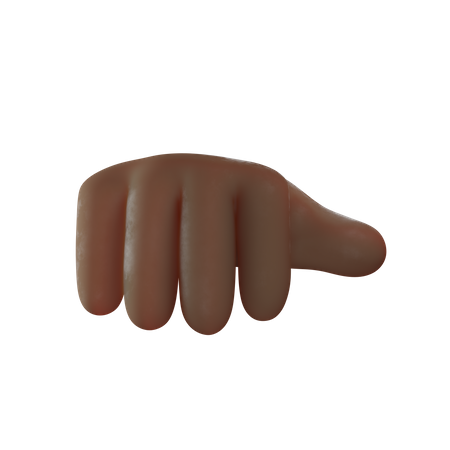 Catch Hand Gesture  3D Illustration