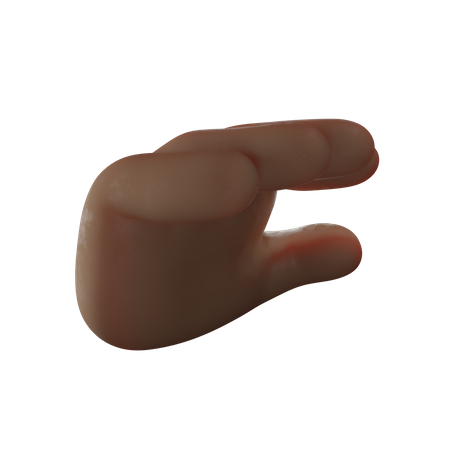 Catch Hand Gesture  3D Illustration