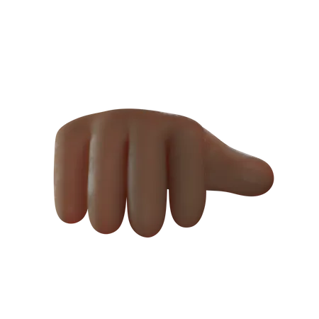 Catch Hand Gesture  3D Illustration
