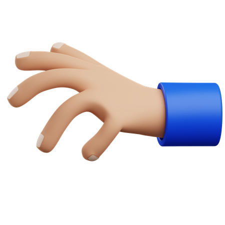 Catch hand gesture  3D Icon