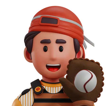 Catcher Player  3D Icon