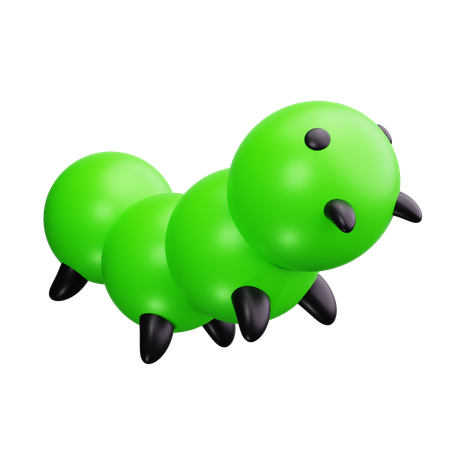 Caterpillar  3D Icon