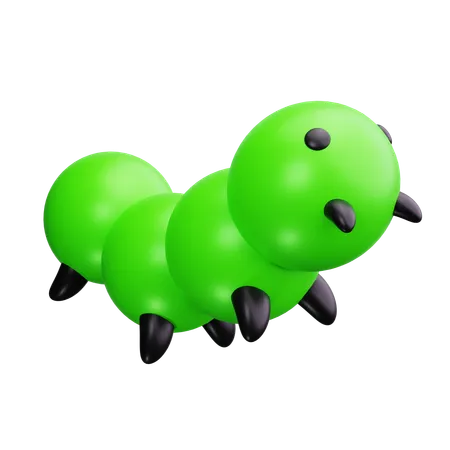 Caterpillar  3D Icon