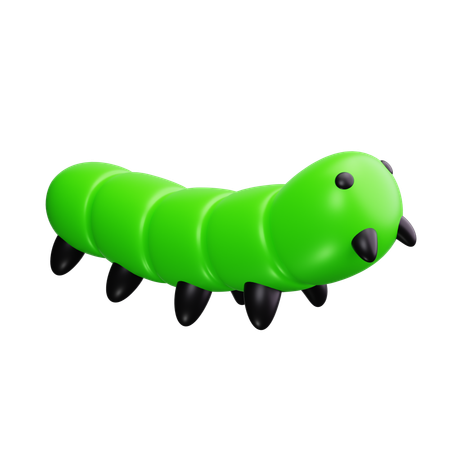 Caterpillar  3D Icon