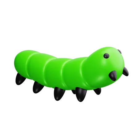 Caterpillar  3D Icon