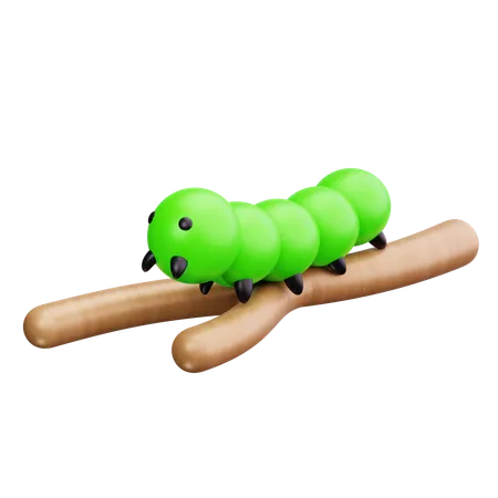 Caterpillar  3D Icon