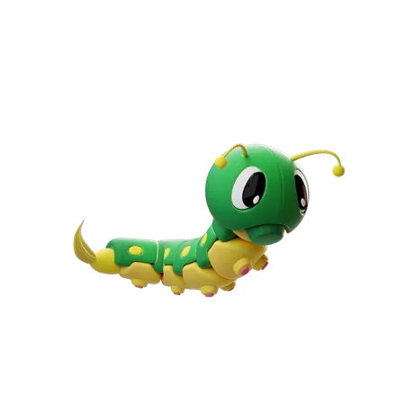 Caterpillar  3D Icon