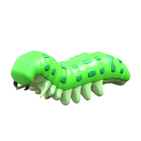 Caterpillar  3D Icon