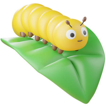 Caterpillar  3D Icon