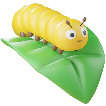 Caterpillar  3D Icon