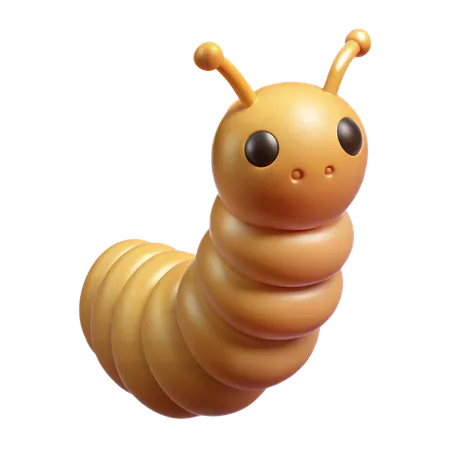 Caterpillar  3D Icon