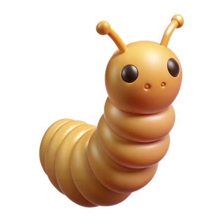 Caterpillar  3D Icon