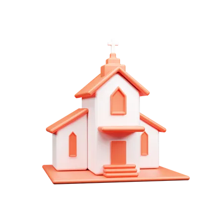 Catholic Church  3D Icon