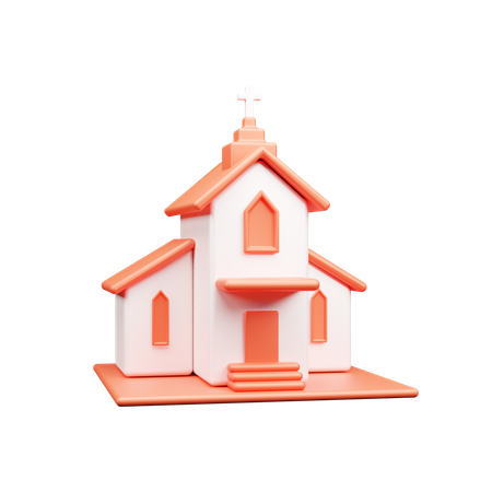 Catholic Church  3D Icon