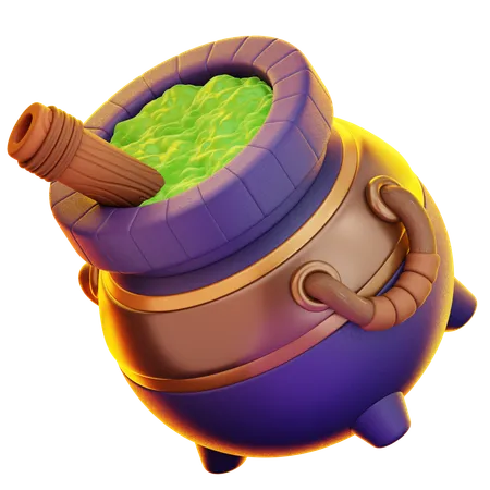 Cauldron  3D Icon