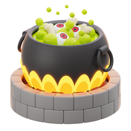 Cauldron  3D Icon