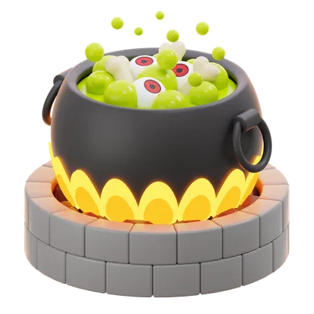 Cauldron  3D Icon