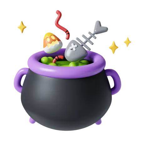 Cauldron  3D Icon