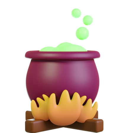 Cauldron  3D Icon