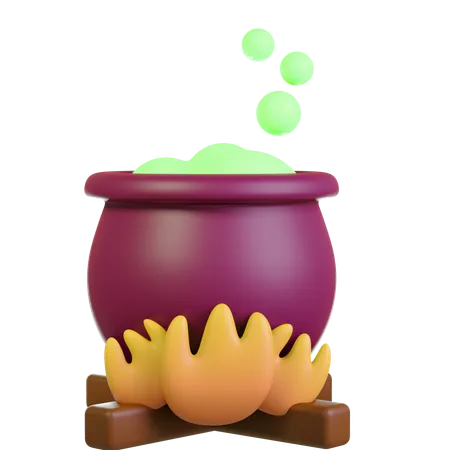 Cauldron  3D Icon