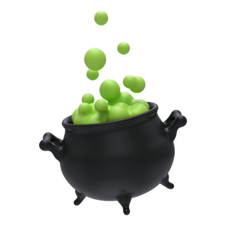 Cauldron 3D Illustration