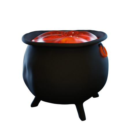 Cauldron 3D Illustration
