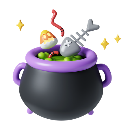 Cauldron  3D Icon