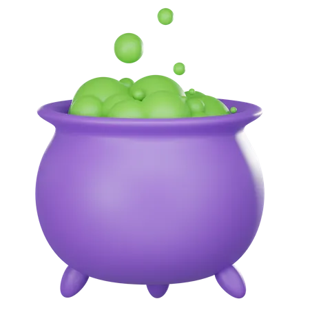 Potion Halloween 3 D Render 3D Icon