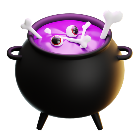 Cauldron Pot  3D Icon