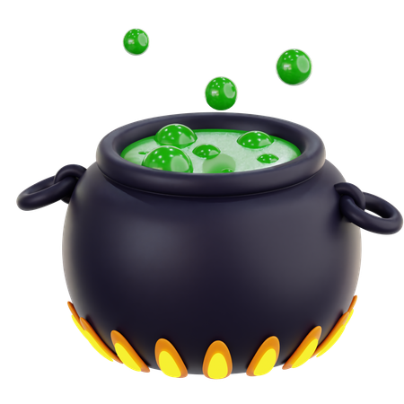 Cauldron Pot  3D Icon