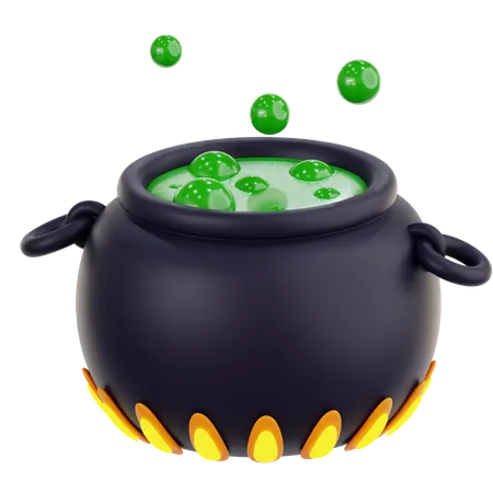 Cauldron Pot  3D Icon