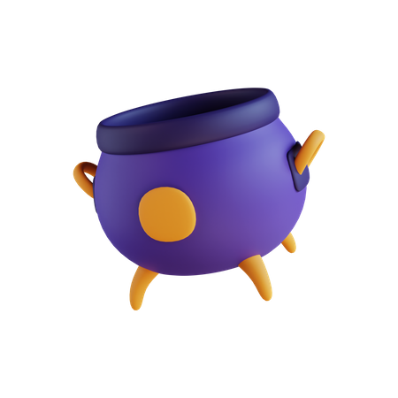 Cauldron Pot  3D Icon