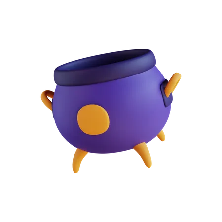 Cauldron Pot  3D Icon