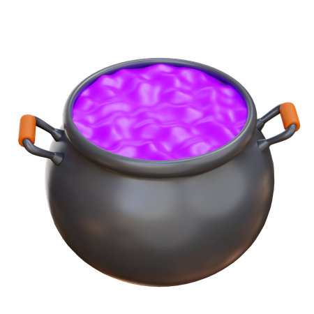 Cauldron Pot  3D Icon